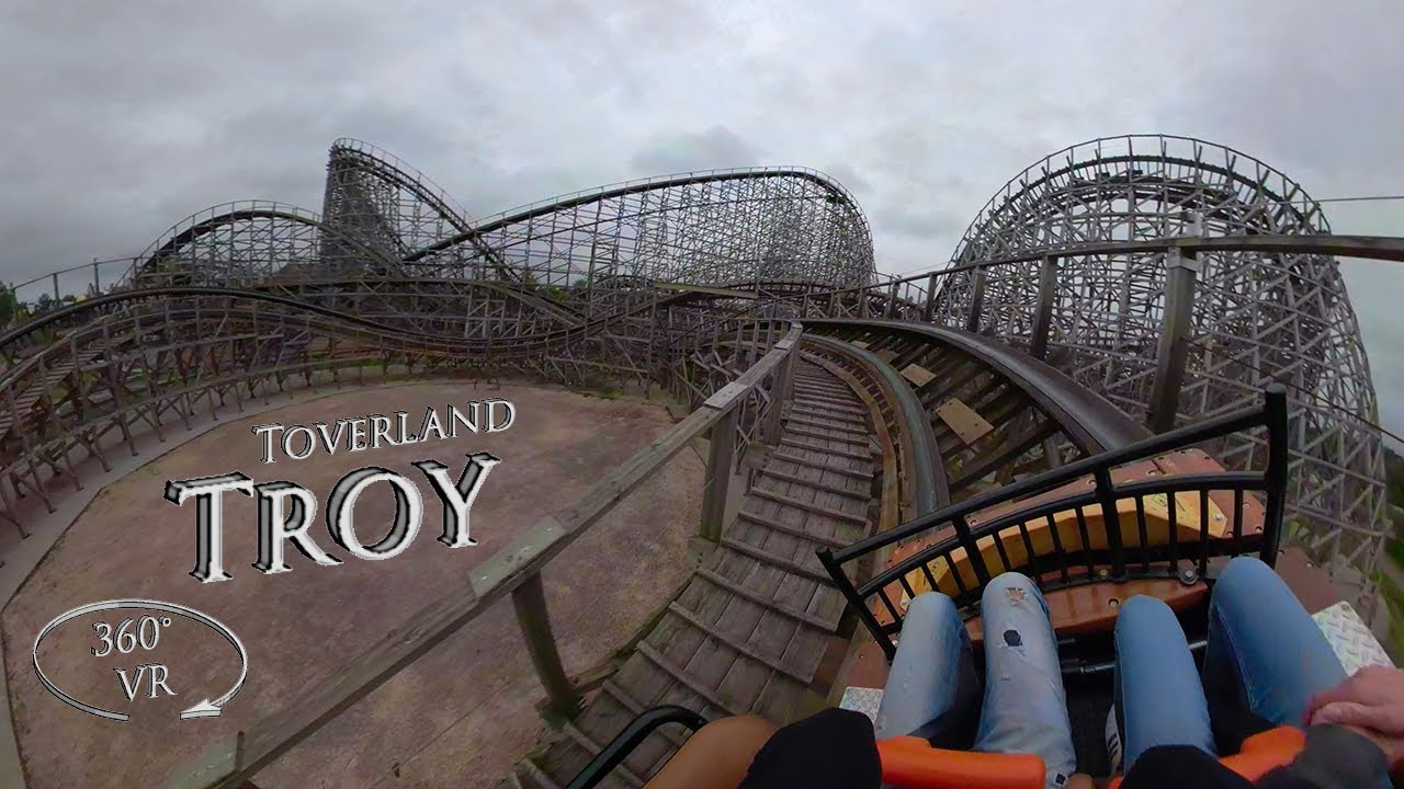 Toverland Troy 360° VR POV Onride