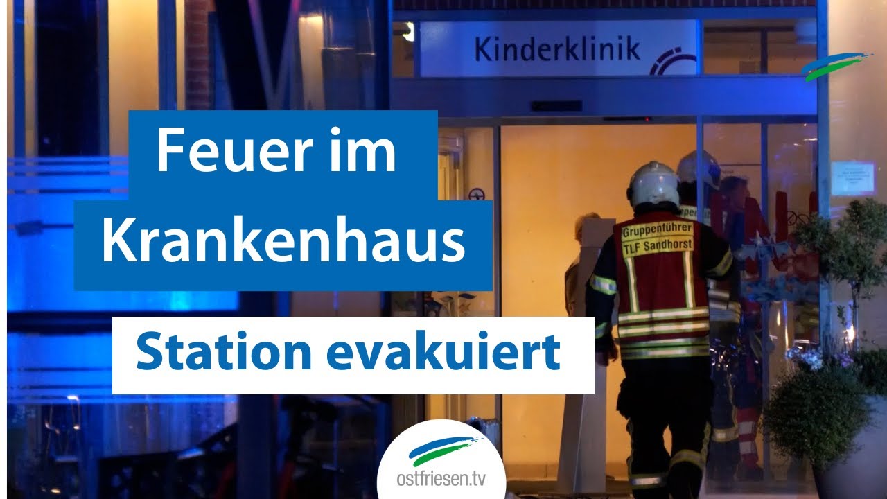 Großeinsatz im Auricher Krankenhaus I Station evakuiert