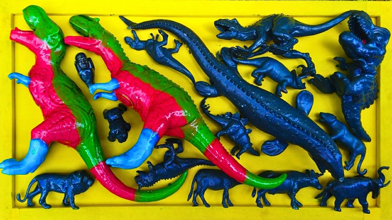 Dinosaurus Jurassic World Dominion: T-rex/Brachiosaurus/Skibidi/Spider-Man/KingKong/Tung Tung Sahur