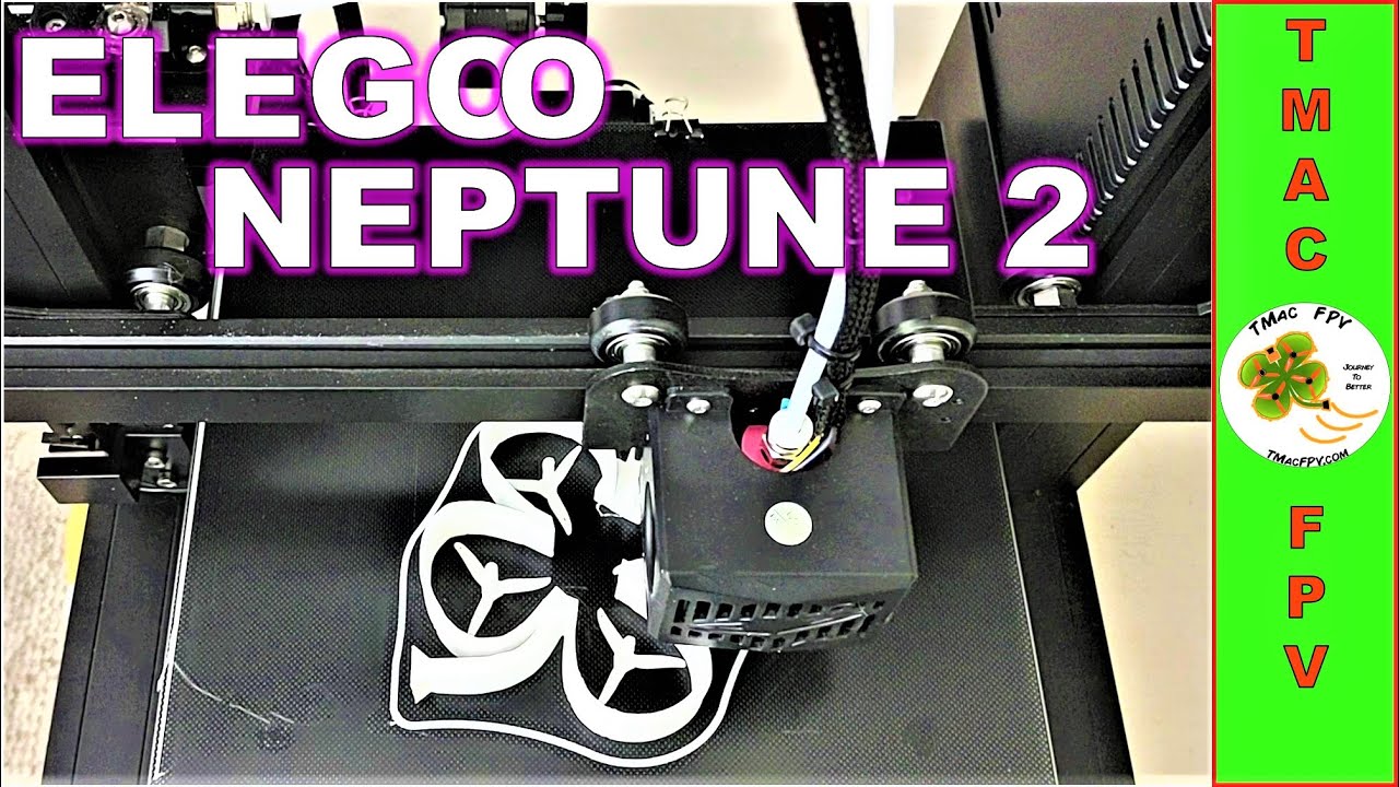 Первый проект 3D-печати Elegoo Neptune 2 (ЛОГОТИП TMAC FPV!)