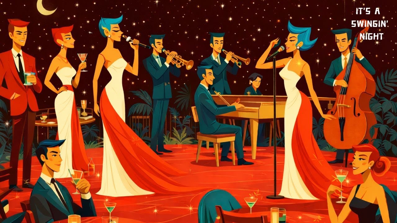 🌃 Атомный коктейльный лаунж-джаз 60-х｜It&rsquo;s a Swingin&rsquo; Night