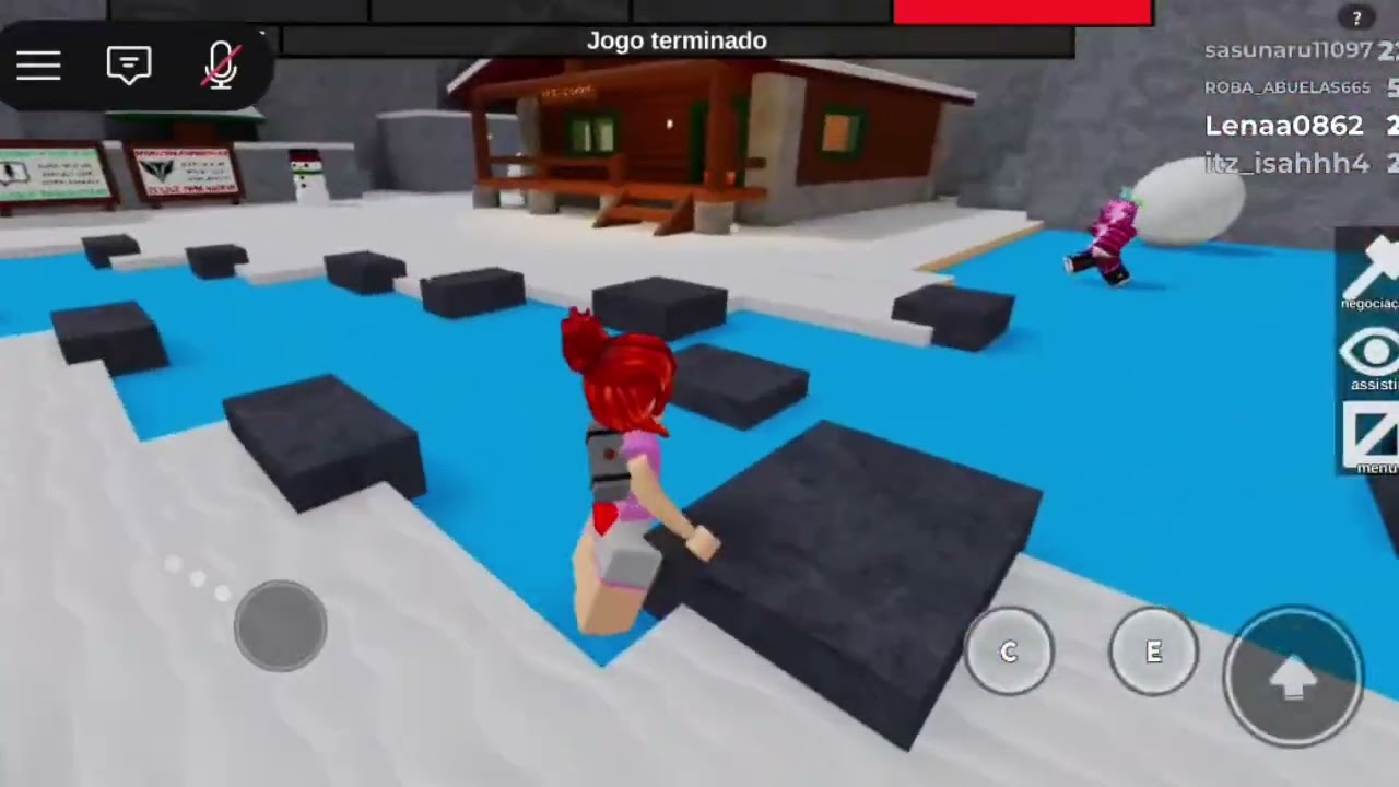 Jogando marretão 