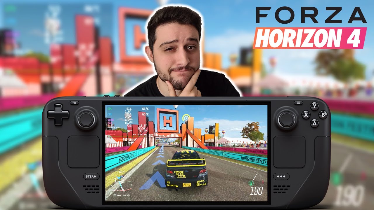 Forza Horizon 4 on the Steam Deck!