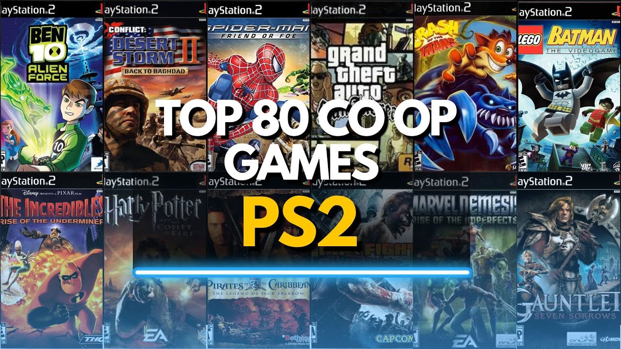 Топ 80 лучших кооперативных мультиплеерных игр для PS2 всех времён