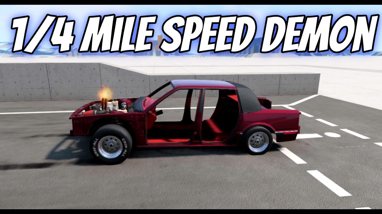 Turning This Slow Car Into A No Car - BeamNG.drive