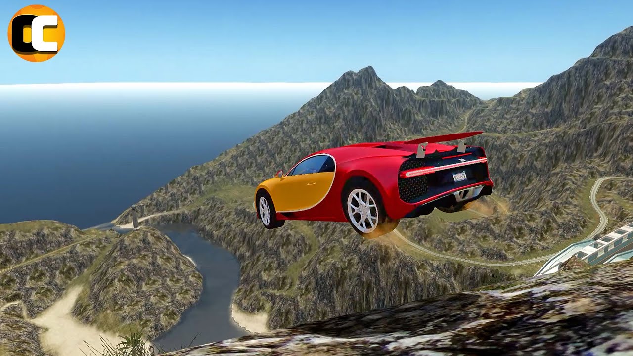 GTA 4 Cliff Drops Crashes with Real Cars mods #42 | Odycrash