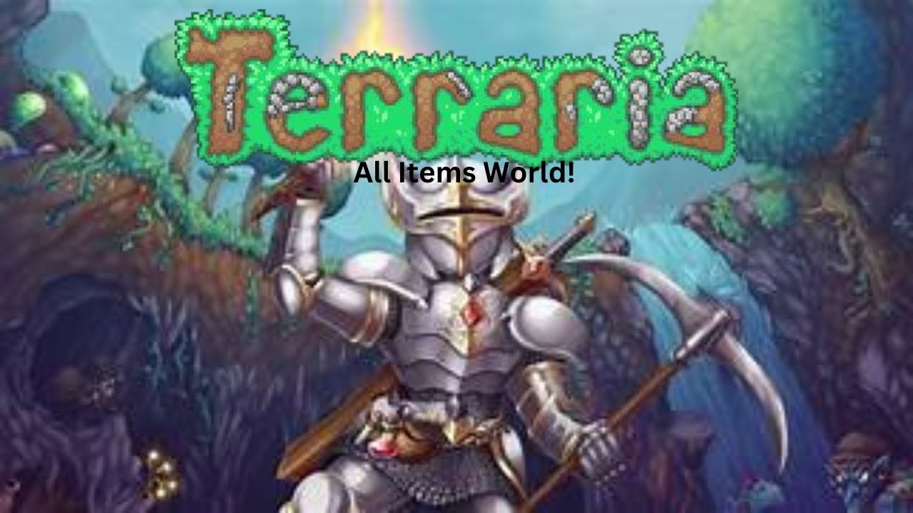 Terraria all item world ps4/ps5