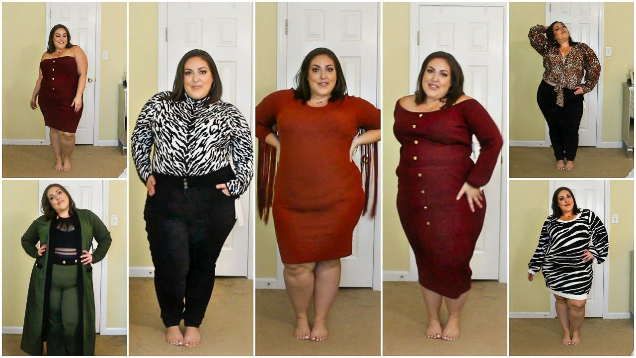 HUGE PLUS SIZE FASHION TO FIGURE TRY-ON HAUL | FTF x SRV | PLUS SIZE FASHION