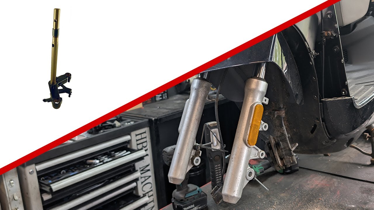 Schadeherstel + kroonstuk vervangen | Kymco New Like | Deel 1