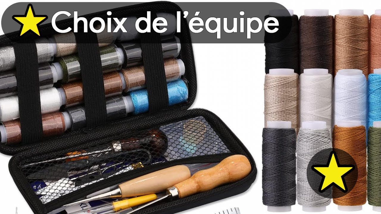 🏆 TOP 3 MEILLEUR KIT DE COUTURE DU CUIR 2025 🔥