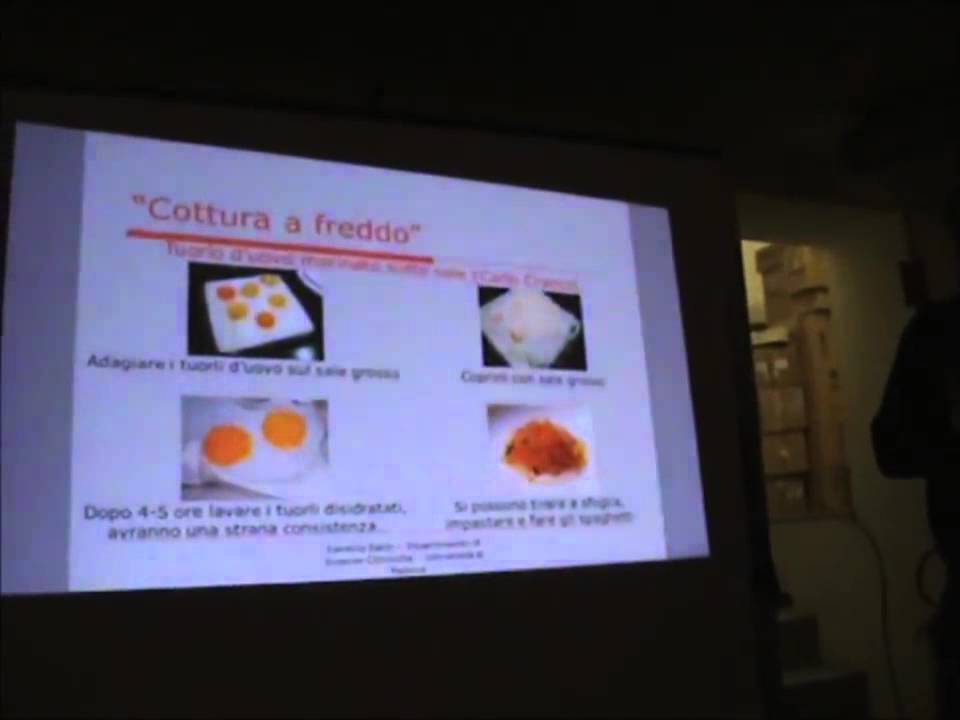 Molecole in cucina - Prof Saverio Santi
