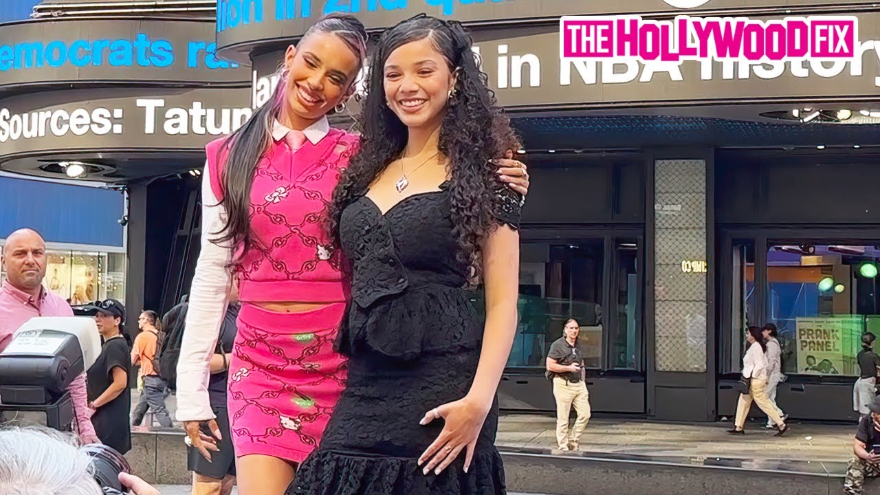 Kylie Cantrall & Malia Baker Promote Disney's 'Descendants: The Rise Of Red' At GMA In New York, NY