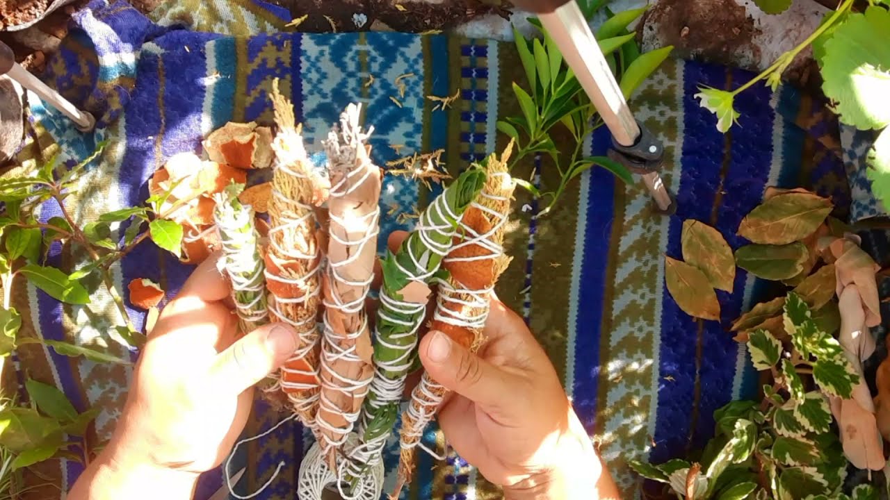 COMO HACER SAHUMERIOS CASEROS  PAS&Oacute; A PAS&Oacute; 🌿☘🍁🌹