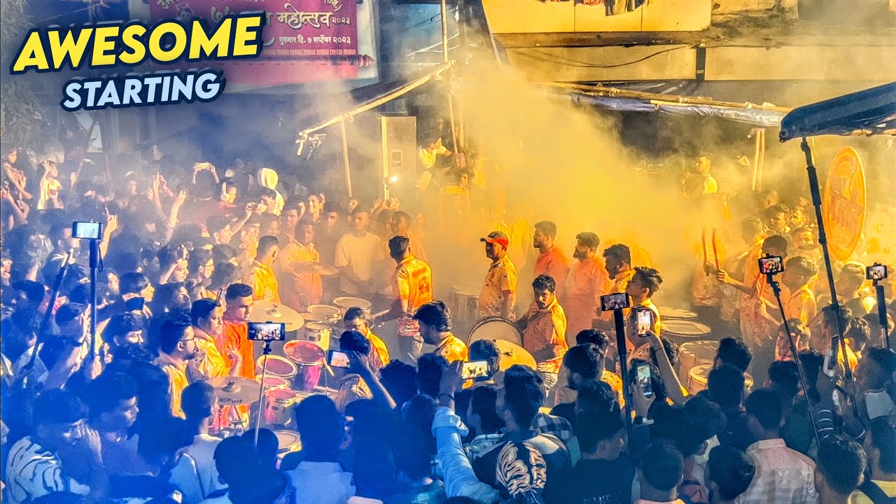 Awesome Start👌| Martand Musical Group Colaba | Umarkhadi Cha Raja Padya Pujan 2023