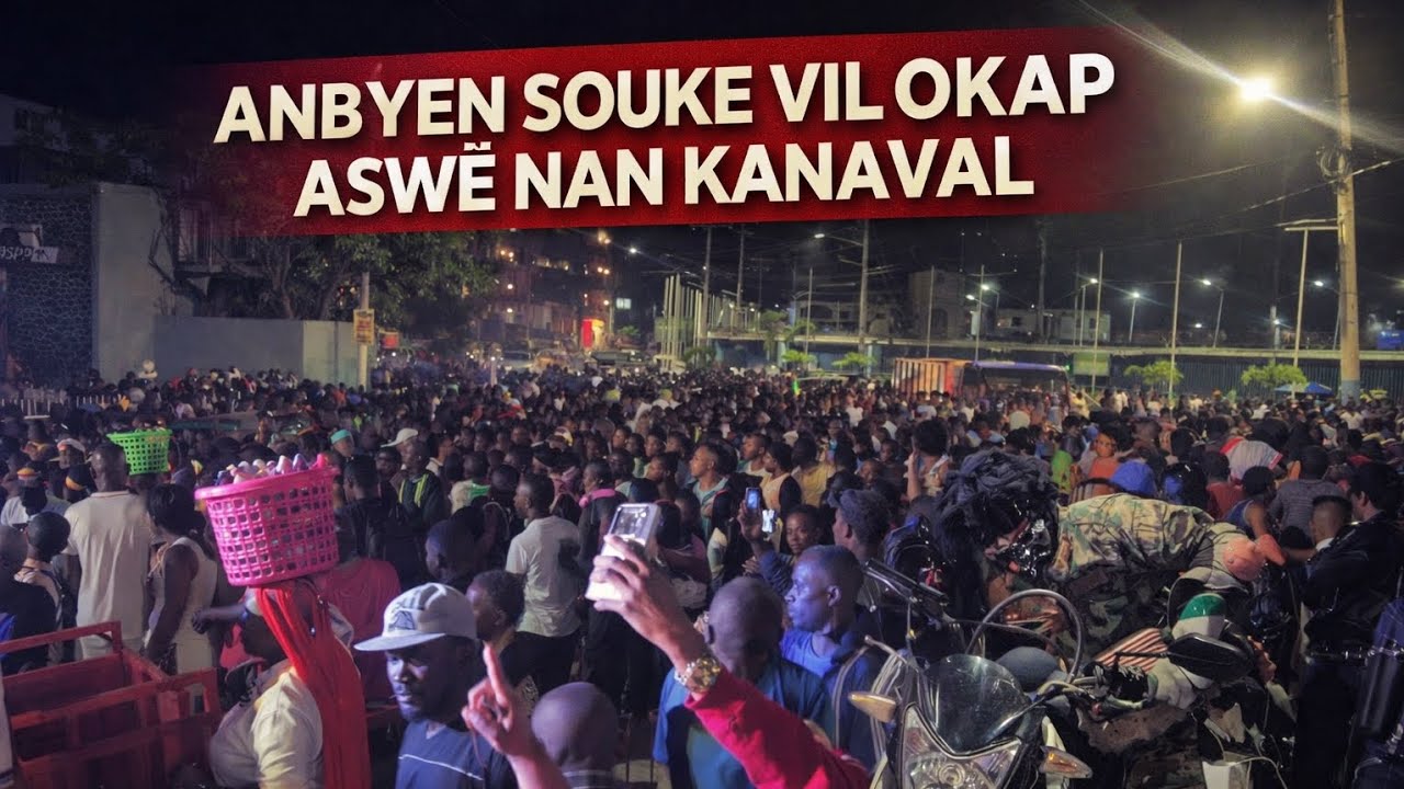 Kanaval Okap LIVE Anbyans sou ke vil la .okap pagen Domi ! Kanaval aswè a cho anpil