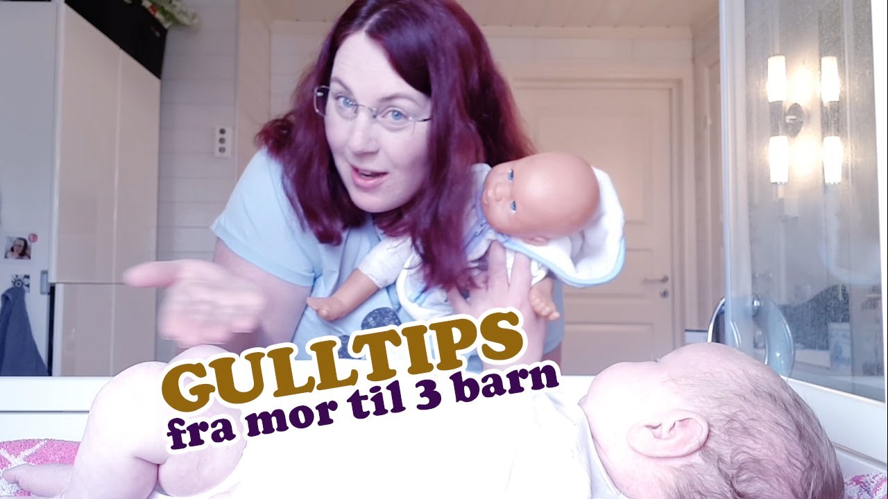 Hvordan skifte bleie p&aring; baby