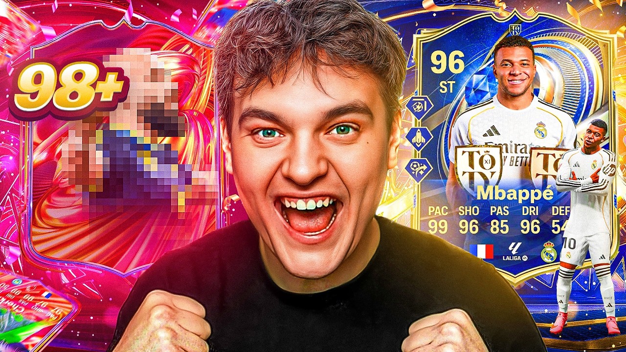 TRAFIŁEM FUTTIES 98+, TOTY MBAPPE I DUUUŻO FUTTIES!!! | FC 26 ULTIMATE TEAM