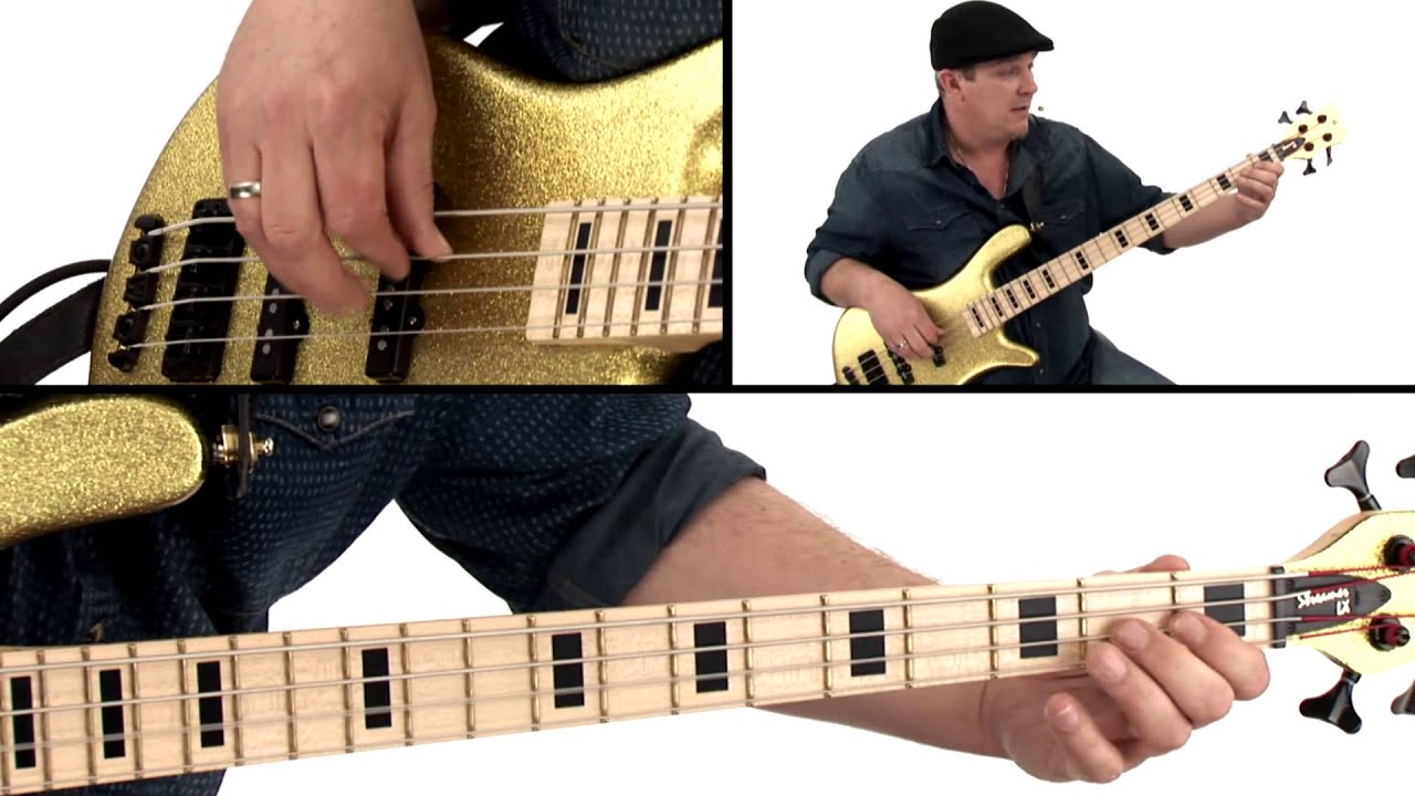 Bass Guitar Lesson - Fast Finger Funk - Andy Irvine