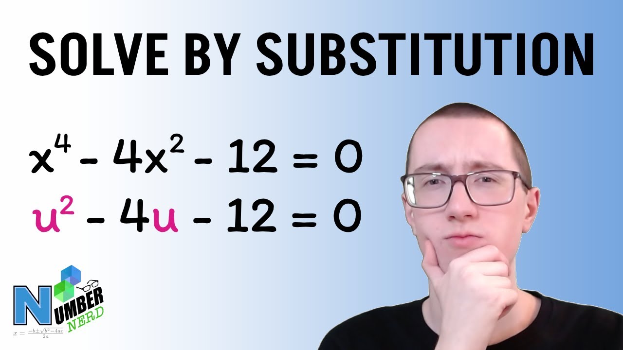 How to Solve in Quadratic Form Using Substitution! [Algebra]