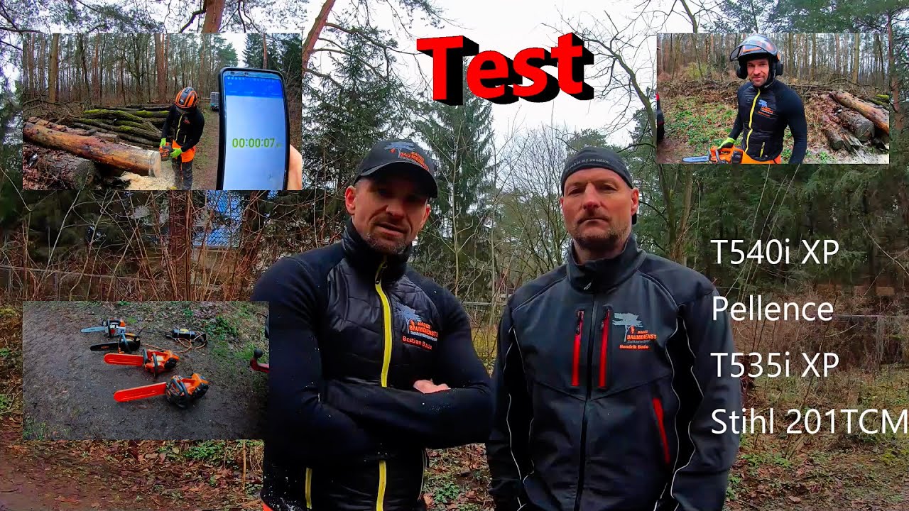 Tophandle Test Akku und Benzin I Vollmeißel vs. Halbmeißel MEINUNG I Augsburg I Bades Baumdienst