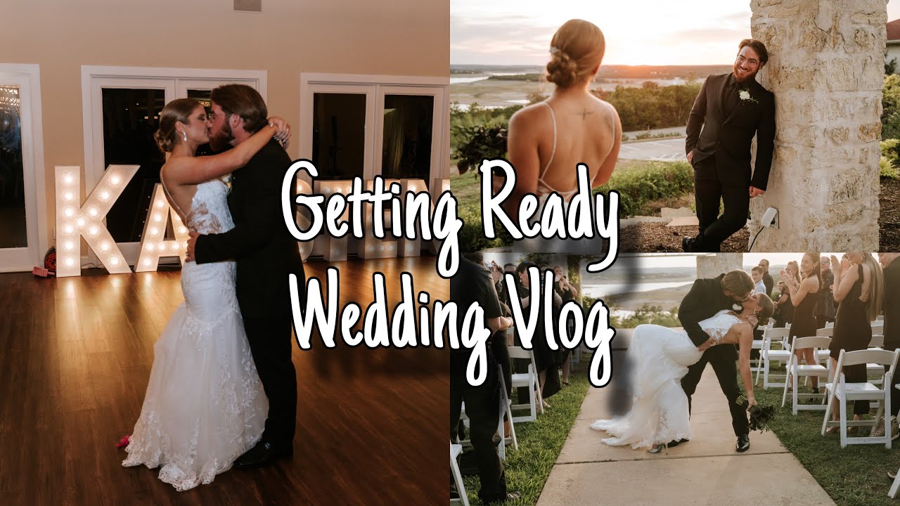 Wedding Day Vlog - Getting Ready at Vintage Villas in Austin, TX