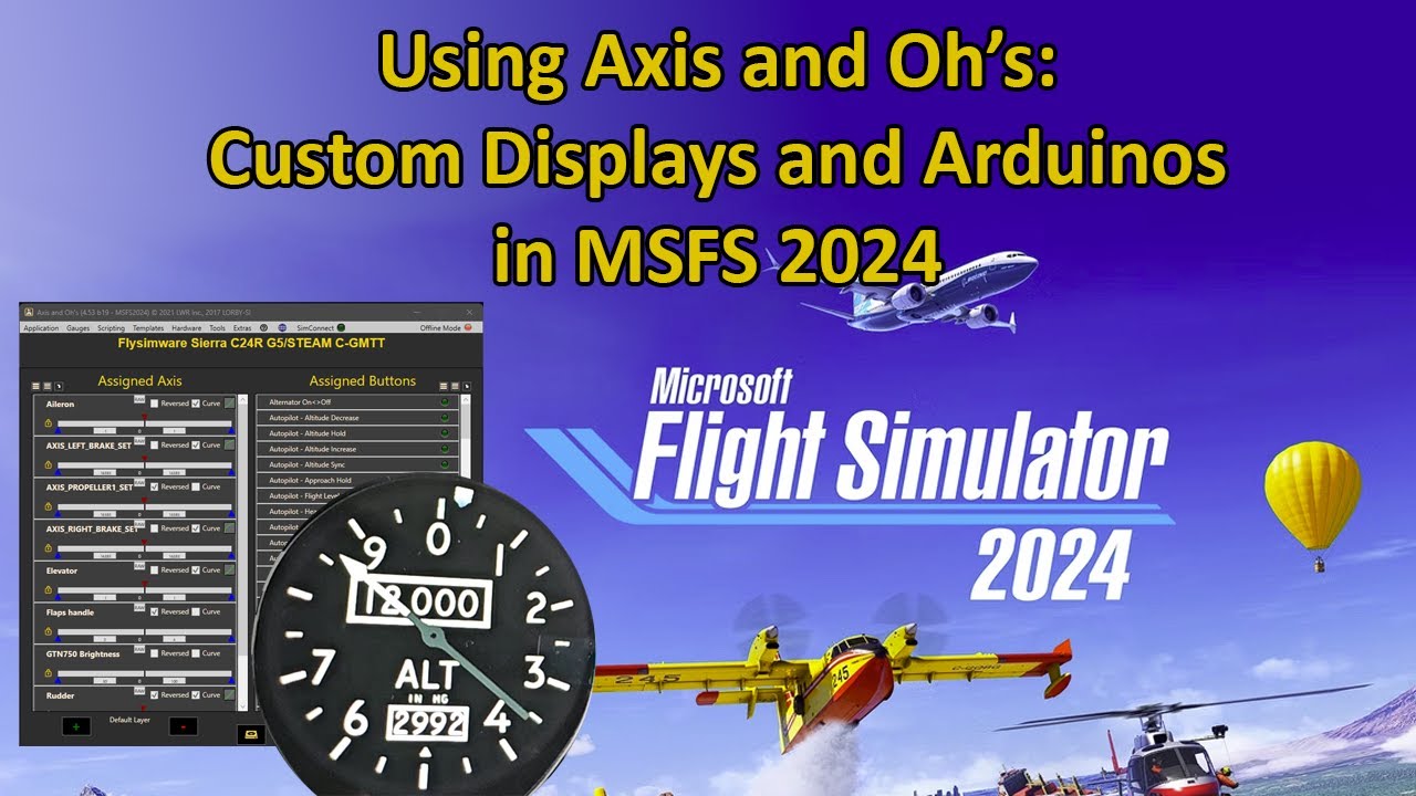 Axis and Oh's - Connecting to MSFS with an Arduino