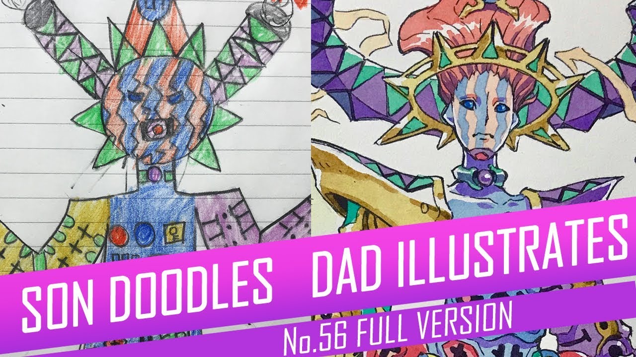 DRAWING with my kids - GYNOID QUEEN [FULL VERSION] No.56