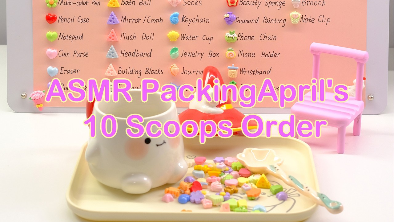 【Litebord Lucky Scoops】ASMR Packing April's 10 Scoops Order
