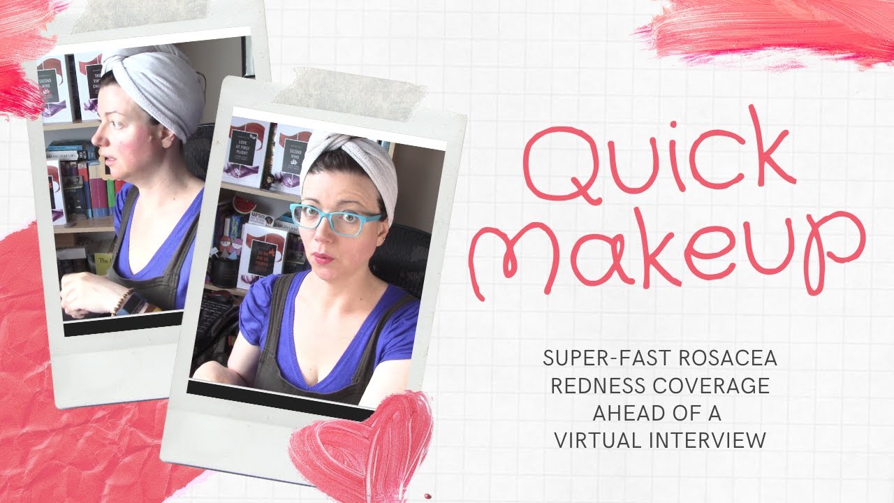 Super Quick Makeup to Cover Rosacea Redness | Rosy JulieBC