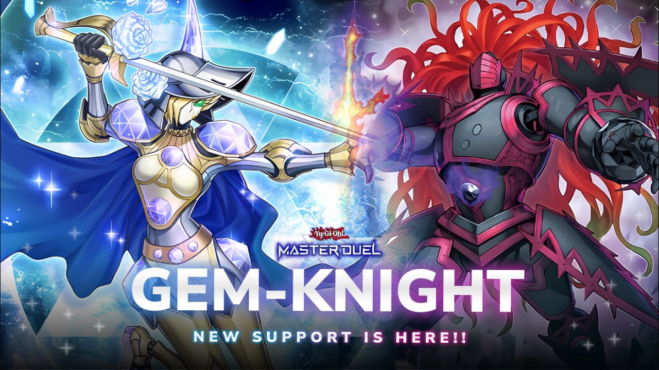 GEM KNIGHT NEW SUPPORT IS HERE‼️Ranked Gameplay and Decklist💎 - Yu-Gi-Oh! Master Duel