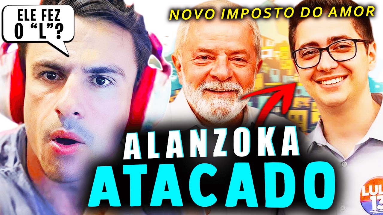 SUPER XANDÃO REAGINDO - URGENTE! ALANZOKA SOFRE HATE DO PÚBLICO APÓS NOVO IMPOSTO DO LULA!