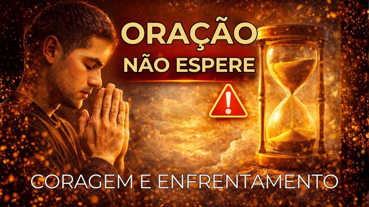 ORAÇÃO NÃO ESPERE - CORAGEM E ENFRENTAMENTO