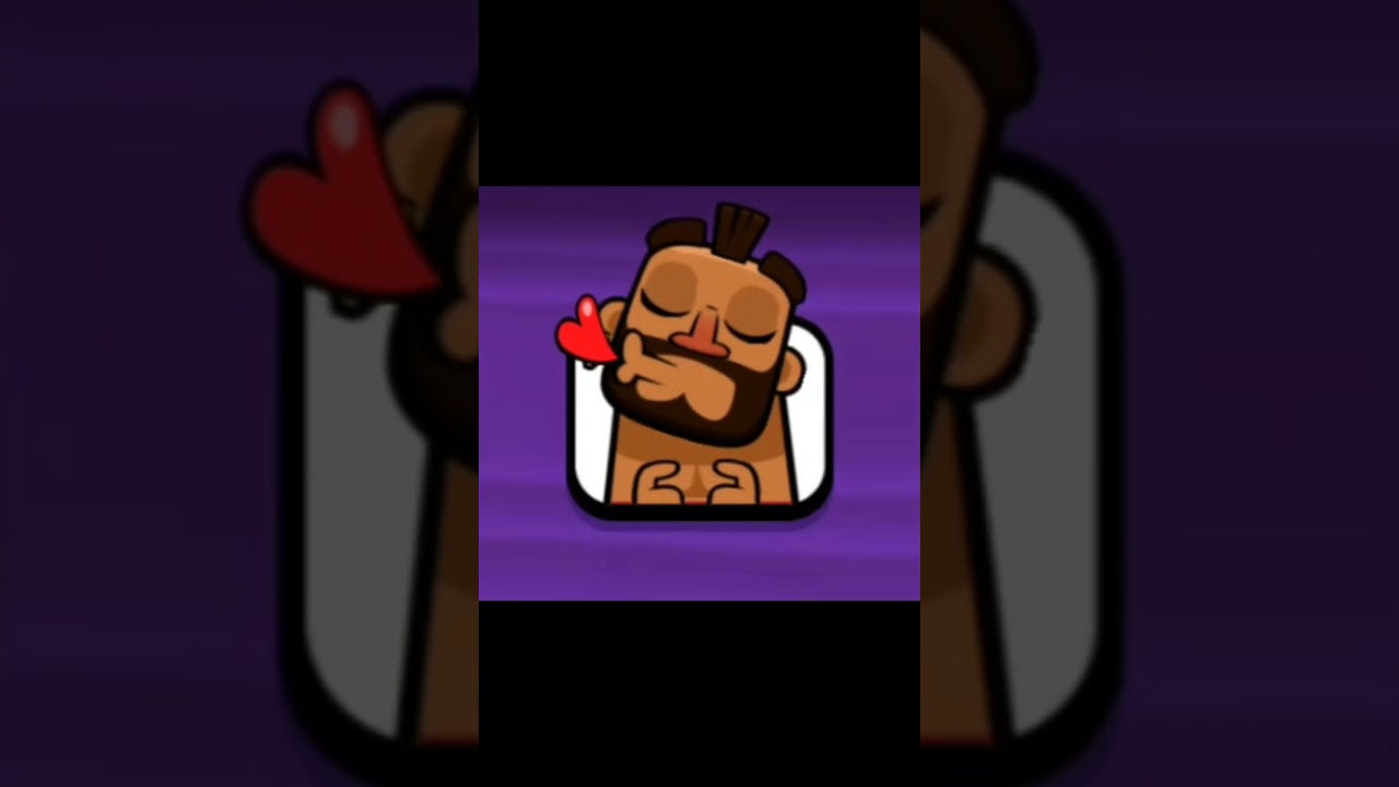 Hog rider's kiss emote #clashroyale #gaming #shorts