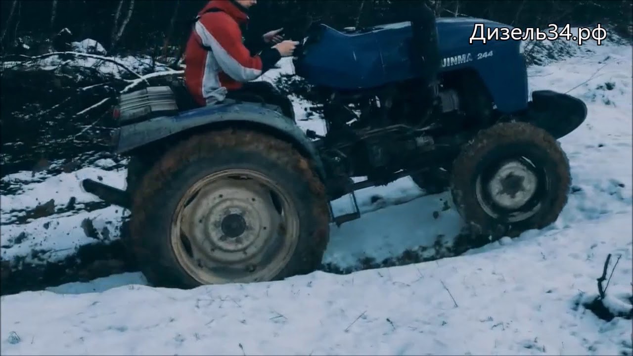 Тест-драйв минитрактора Джинма 244 (Jinma)