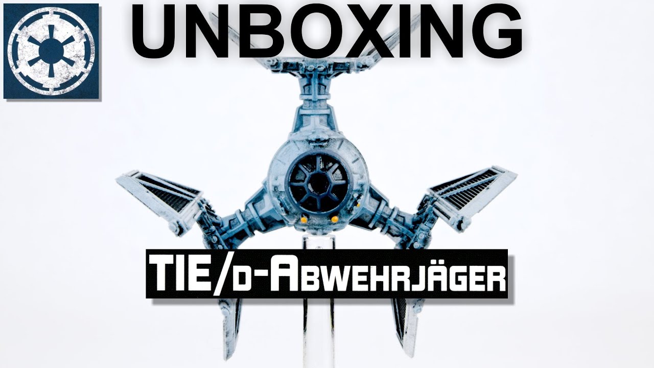 Star Wars X-Wing 2. Edition: TIE/d-Abwehrjäger - WELLE 6 - UNBOXING - TIE/D Defender