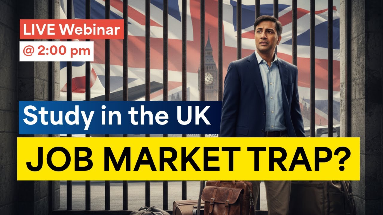 Thinking of Studying in the UK? The UK job market is a TRAP!