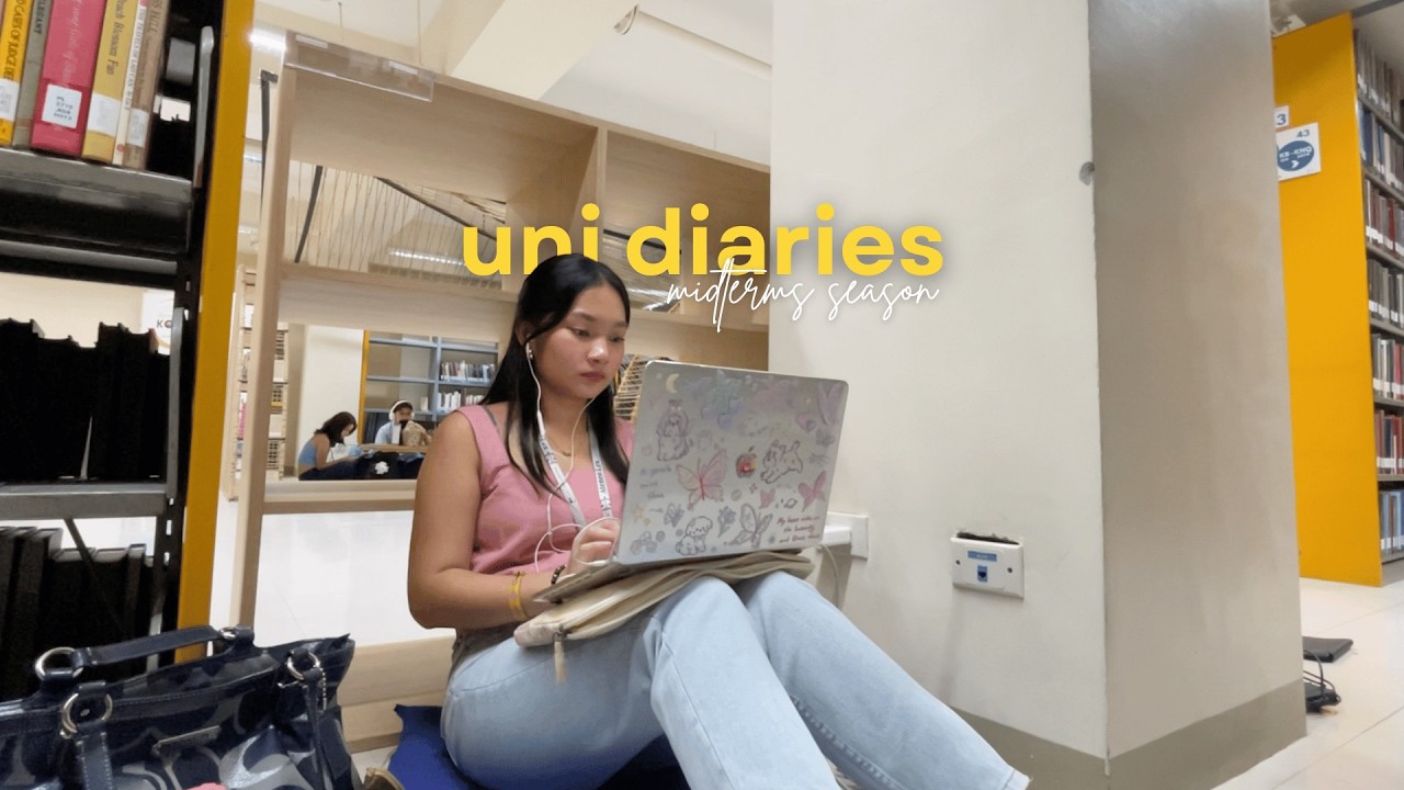 🦅 uni diaries: life update, midterms, productive days 📚 | sofia ysabel