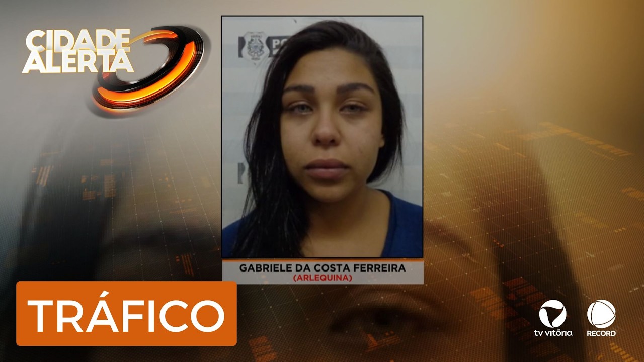 Foragida capixaba “Arlequina” é presa no Rio de Janeiro por tráfico internacional de drogas.