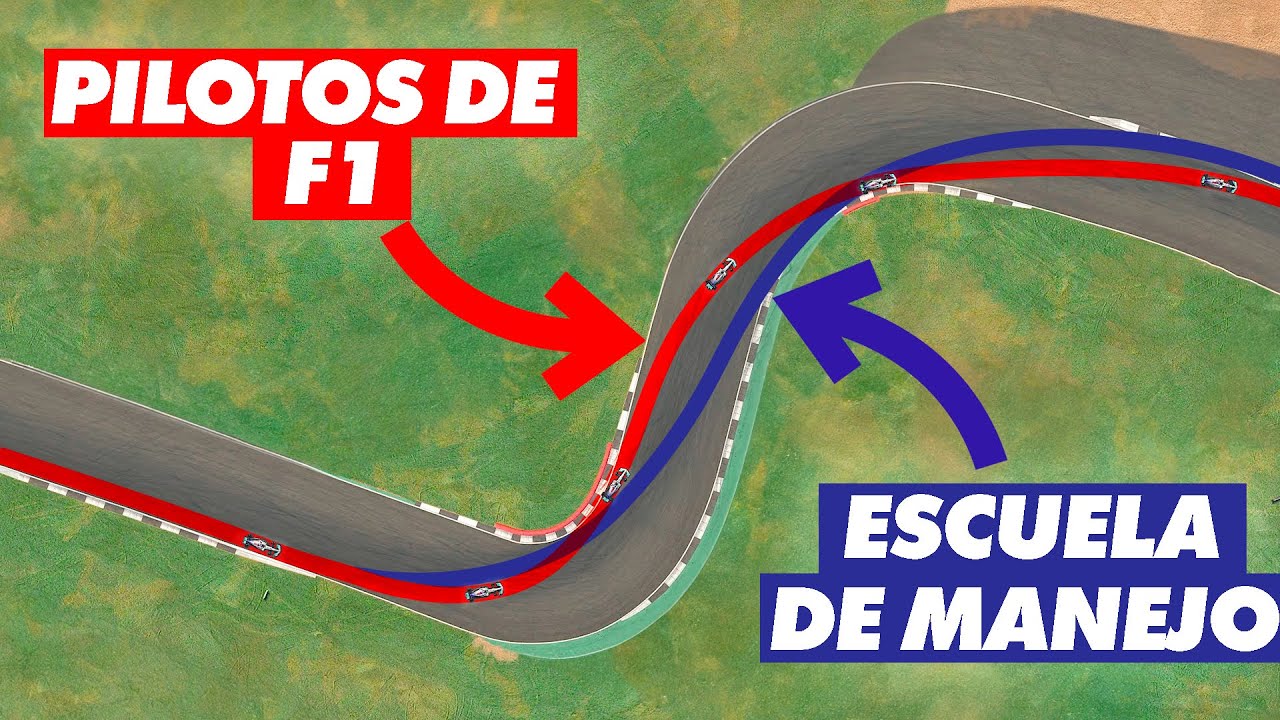 Por qué los pilotos de F1 utilizan trazadas de carrera EXTRAÑAS