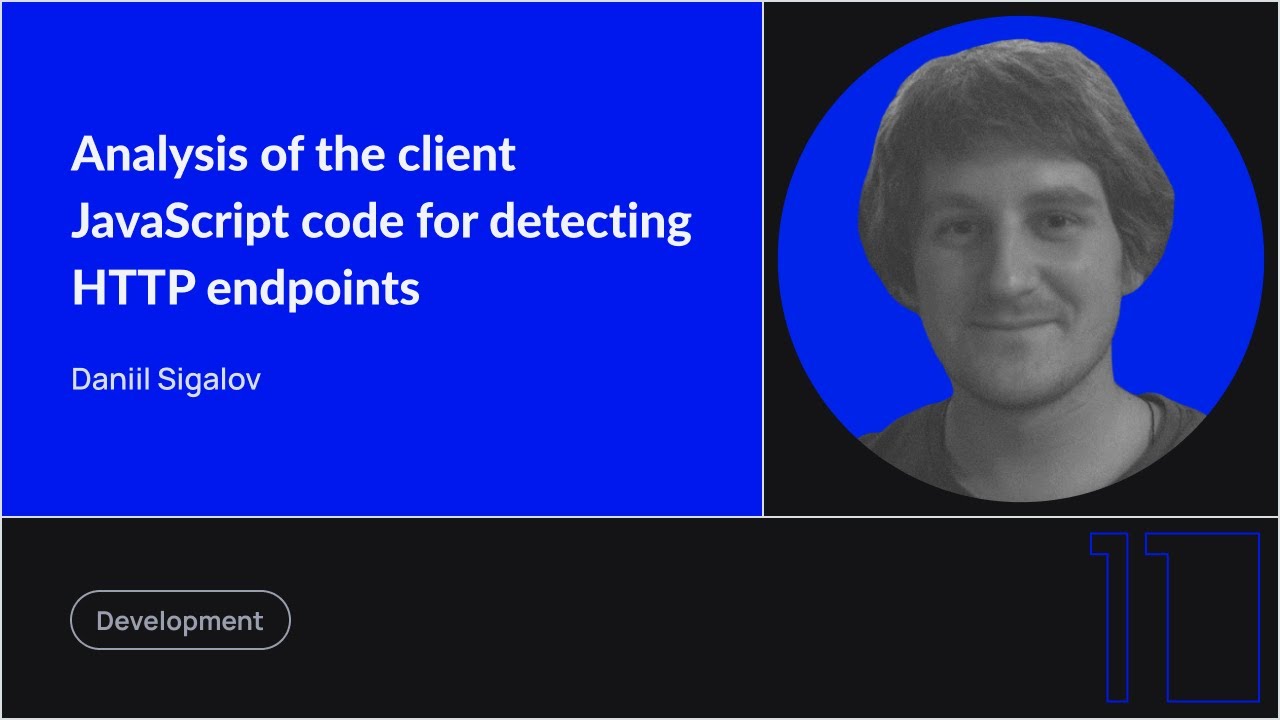 Analysis of the client JavaScript code for detecting HTTP endpoints