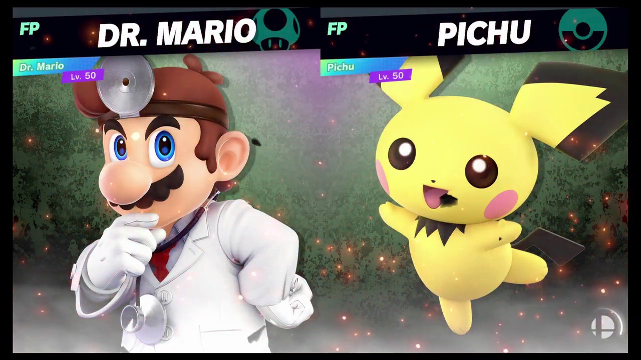 Super Smash Bros Ultimate Amiibo Fights   Request #9641 Dr  Mario vs Pichu