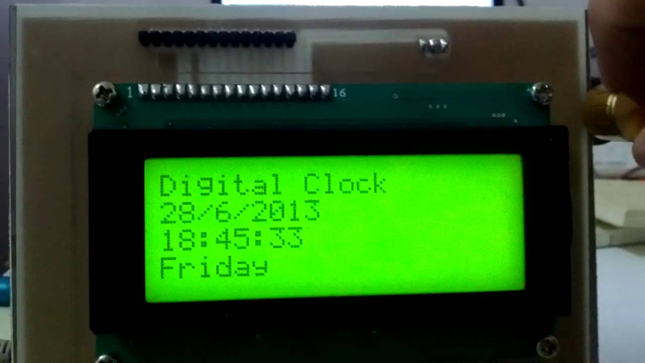 How to make a simple digital clock