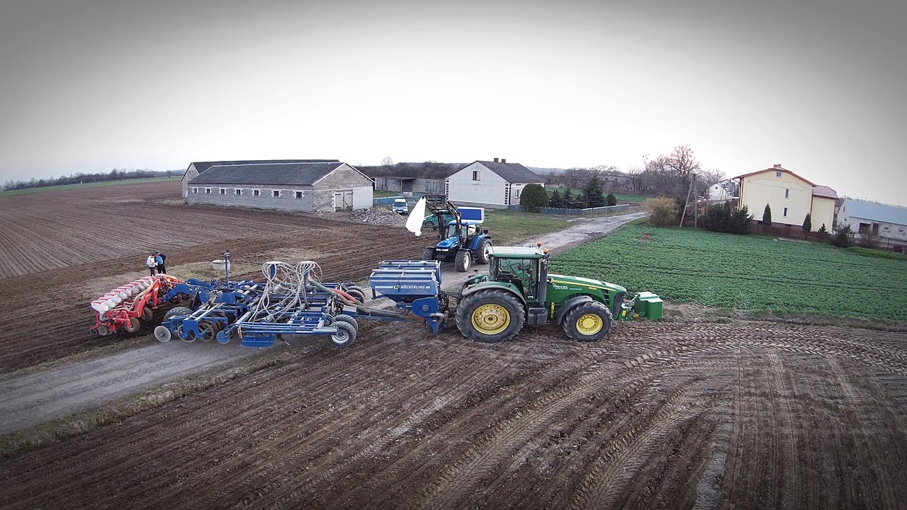 Siew Bezorkowy K&ouml;ckerling Master + John Deere 8530 Strip-Till Buraki/Kukurydza/Rzepak Prima-Rol