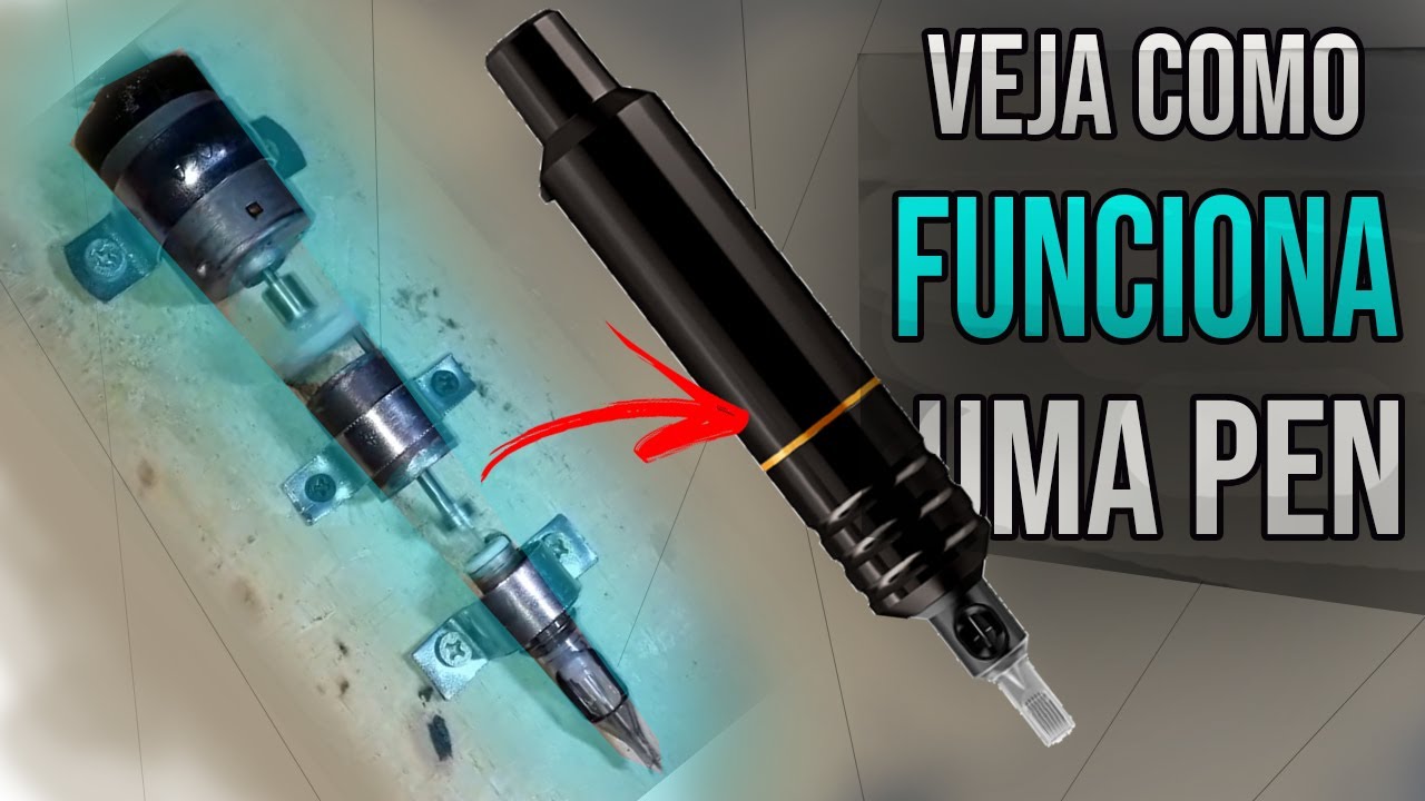 DESCUBRA o SEGREDO das MÁQUINAS para TATUAGEM PEN