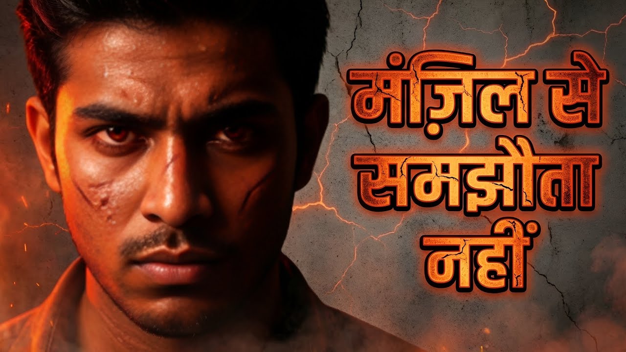 मंज़िल से समझौता नहीं 🔥 | Best Hindi Motivational Song | Success & Struggle Motivation