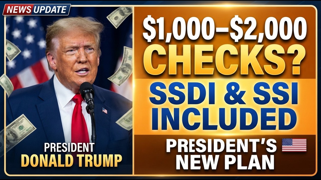 SSDI & SSI Included?! $1,000 - $2,000 Stimulus Checks from the President
