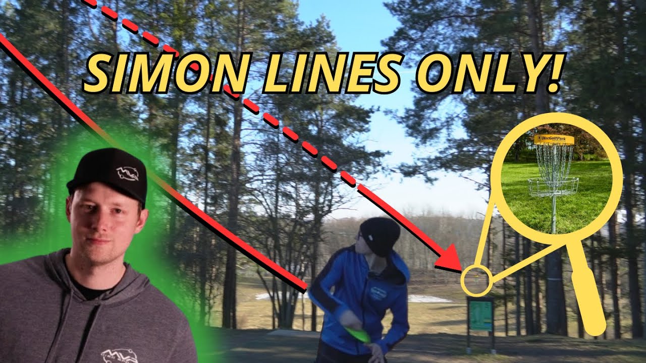 PLAYING DISC GOLF THE SIMON LIZOTTE WAY!!