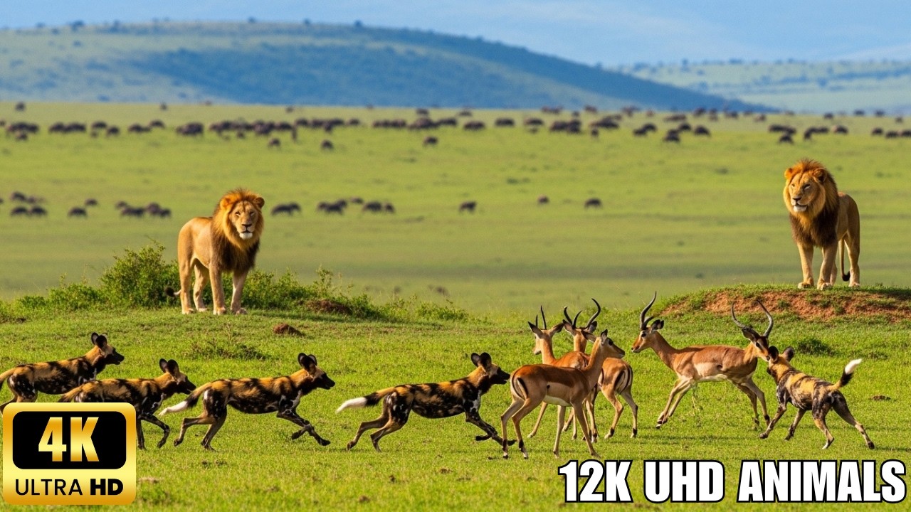African Wildlife in 4K: A Close-Up Look at Nature’s Wonders | Safari Adventure, Wildlife Film