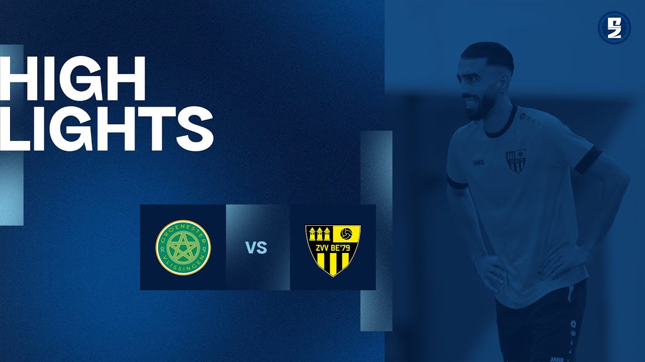 HIGHLIGHTS | Groene Ster Vlissingen - ZVV BE '79 | Eredivisie 23/24