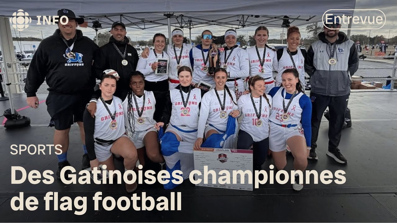 Les Griffons remportent le Championnat du monde de flag football